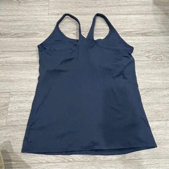 3/$25 ✺ Athletic Works Navy Ribbed Scoop Neck Top Large "Ebb to Street Tank" - Picture 5 of 7